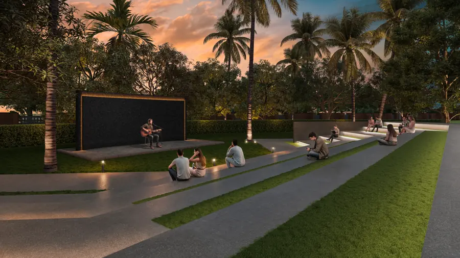 amphitheatre near IVC Road corridor