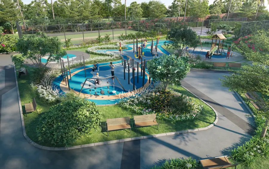 Assetz IVC Plots indicative kids play area on IVC Road Devanahalli