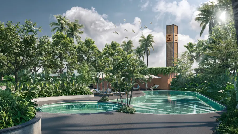 Assetz IVC Plots swimming pool